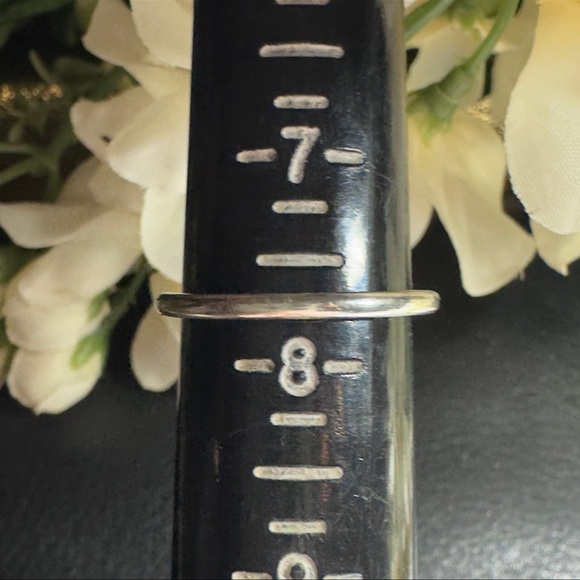 Sterling Silver Light Blue Green Teardrop Gemstone Ring Solid 925 Sterling Silve - Picture 11 of 15